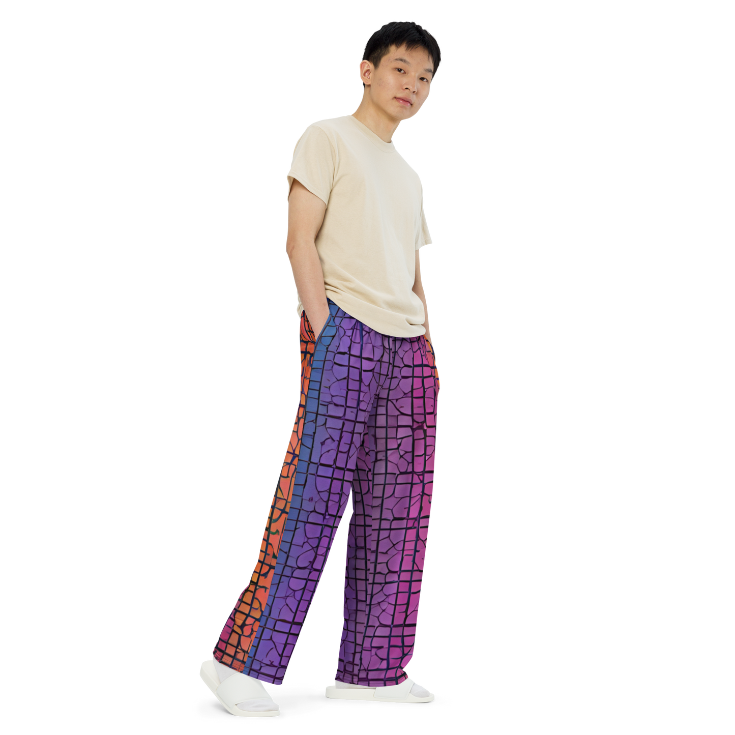 All-Over Print Unisex Wide-Leg Pants