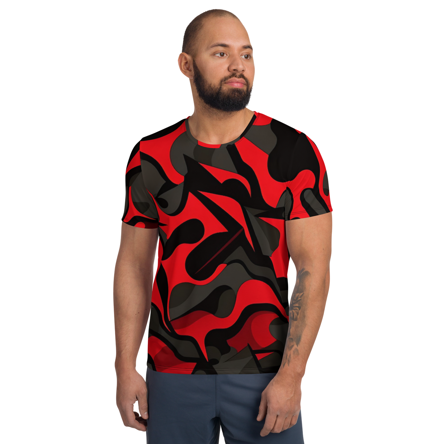 All-Over Print Men's Athletic T-Shirt