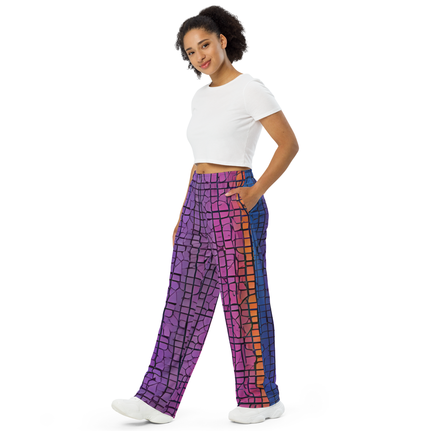 All-Over Print Unisex Wide-Leg Pants