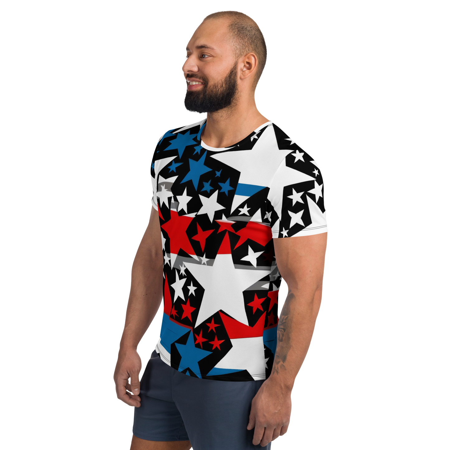 Liberty Threads: All-Over Print Men's Athletic T-Shirt