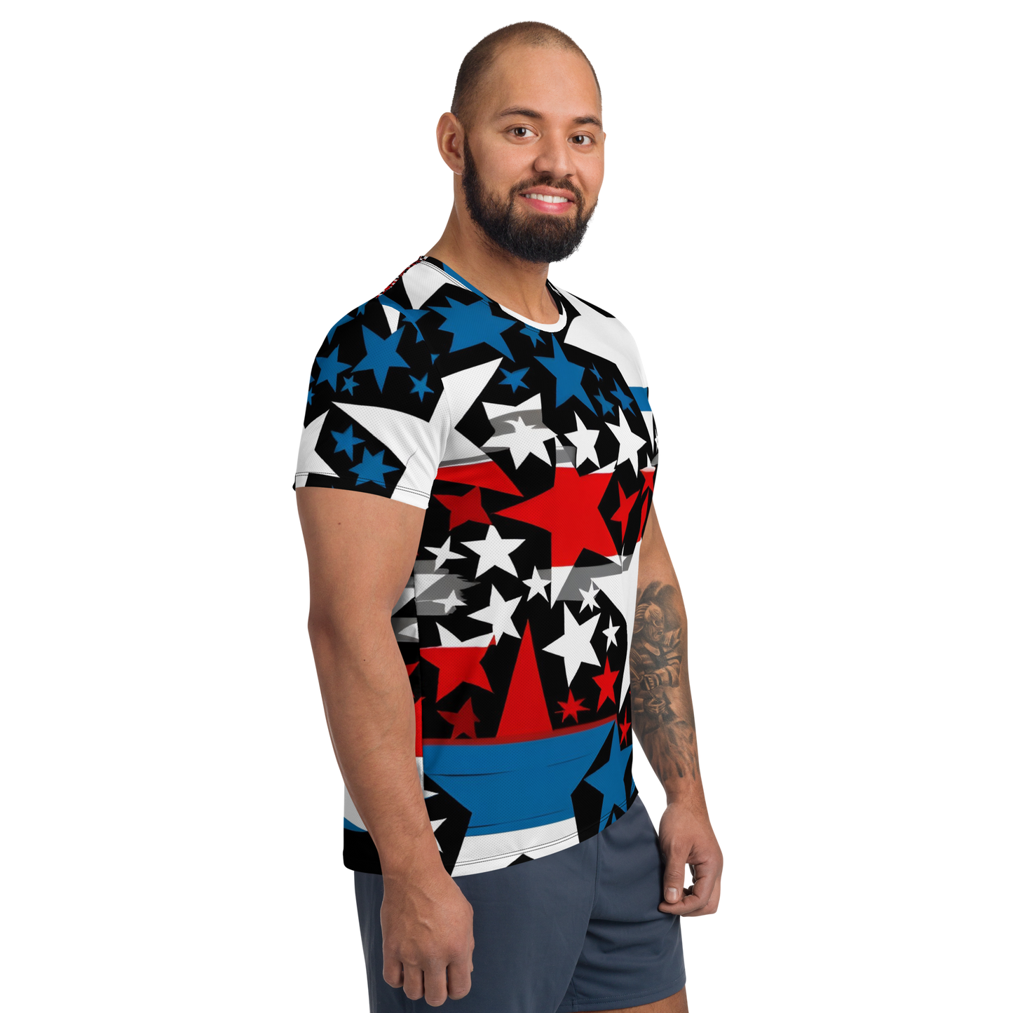 Liberty Threads: All-Over Print Men's Athletic T-Shirt