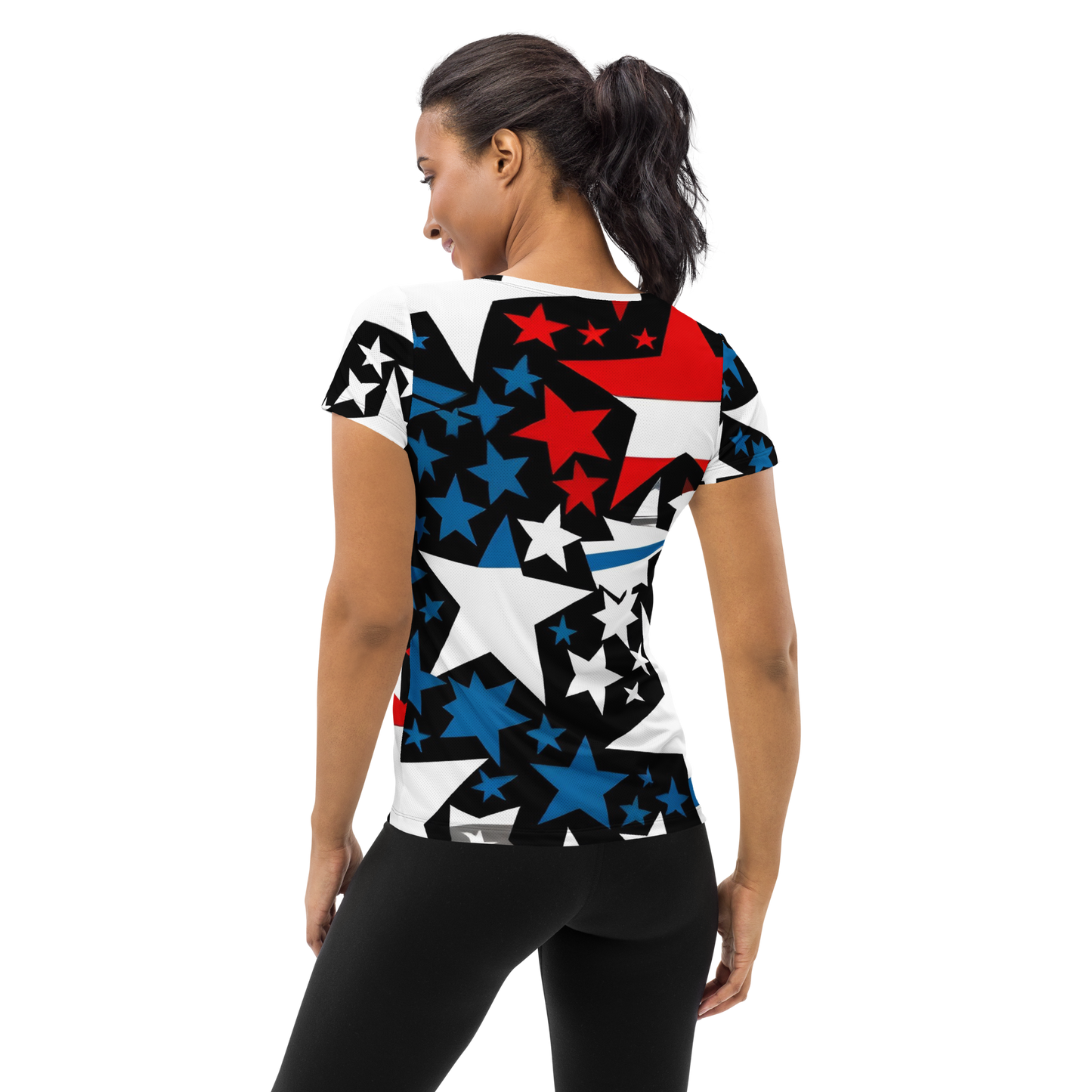 Liberty Threads: All-Over Print Women's Athletic T-Shirt