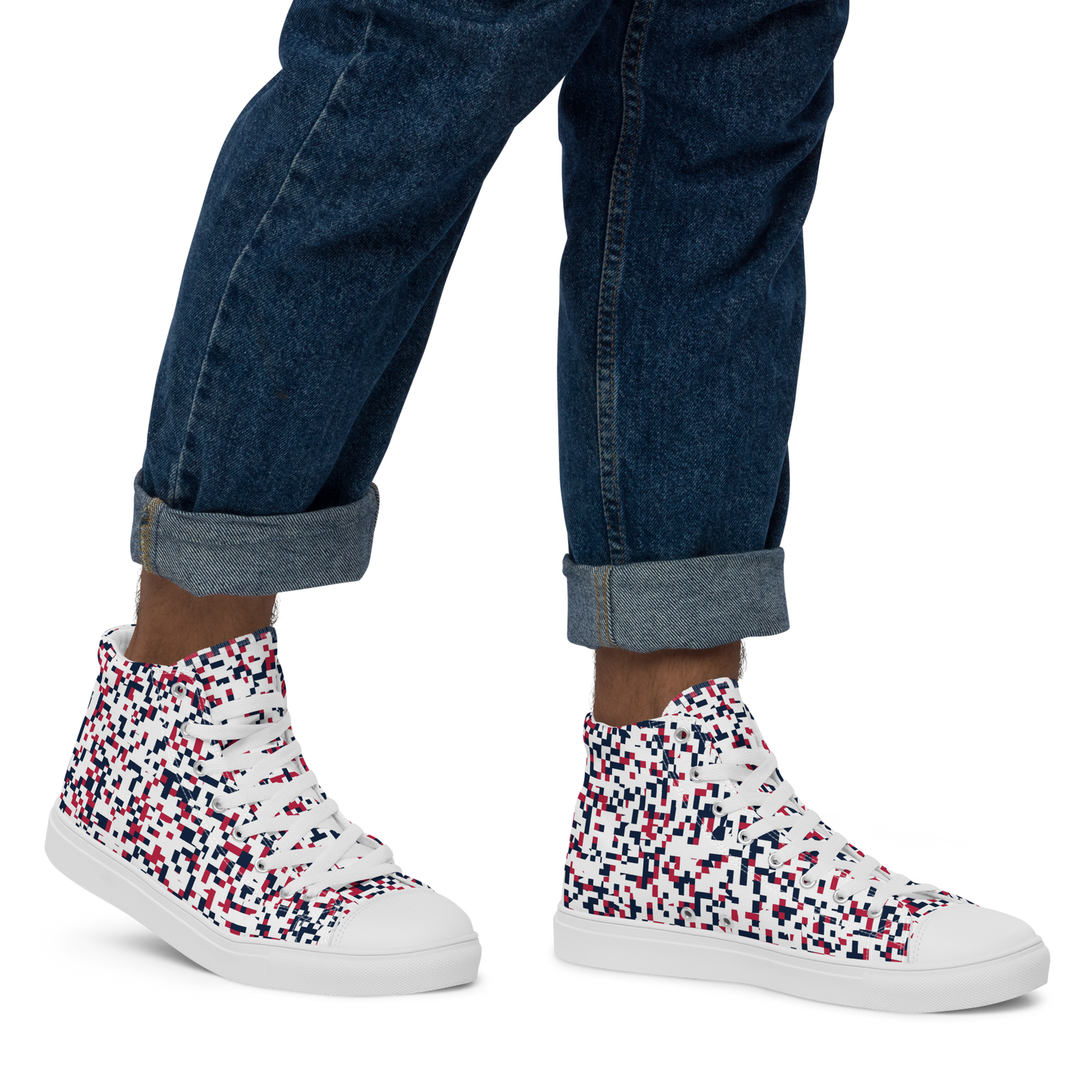 Shoes: Men's High Top Canvas Shoes