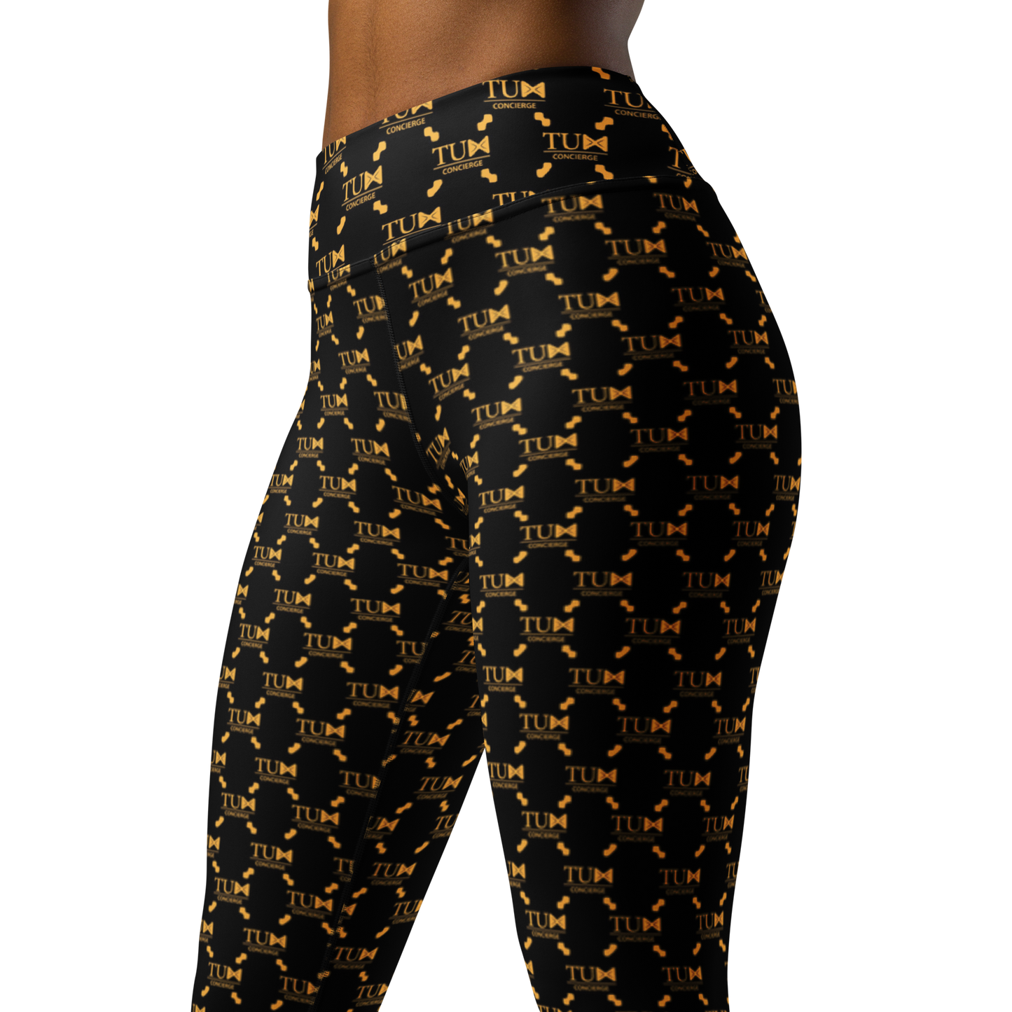 Logo Art: All-Over Print Yoga Leggings