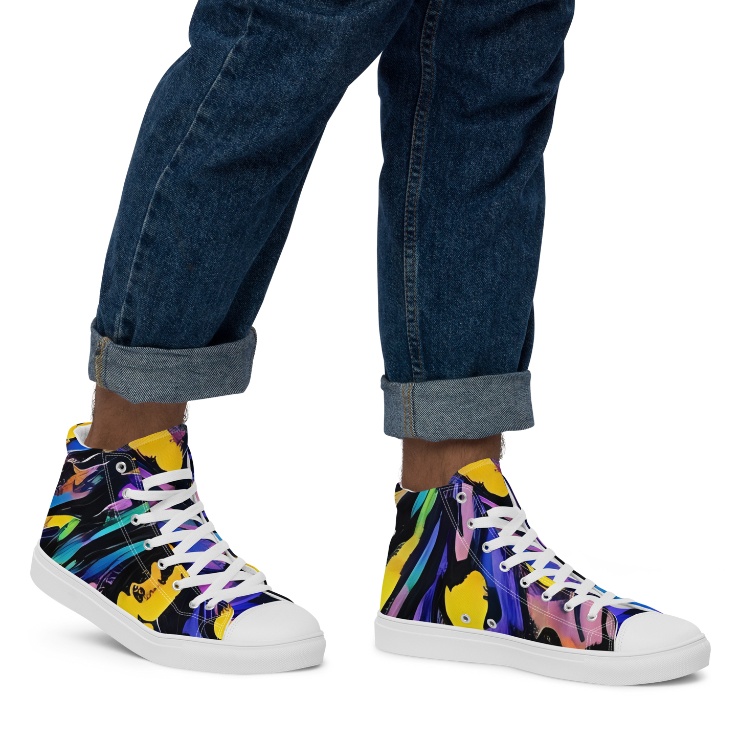 Shoes: Men's High Top Canvas Shoes