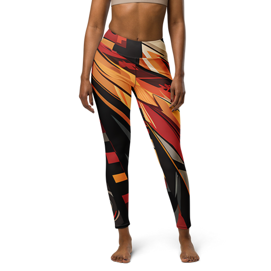 College Team Colors: All-Over Print Yoga Leggings