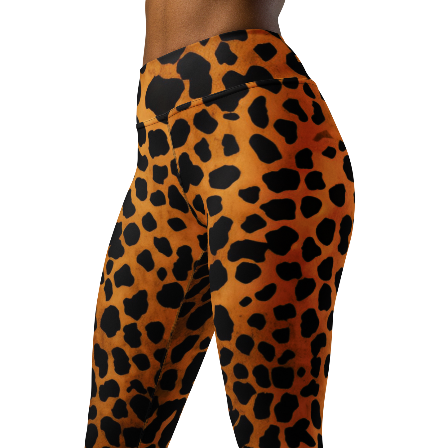 Leopard Pattern: All-Over Print Yoga Leggings