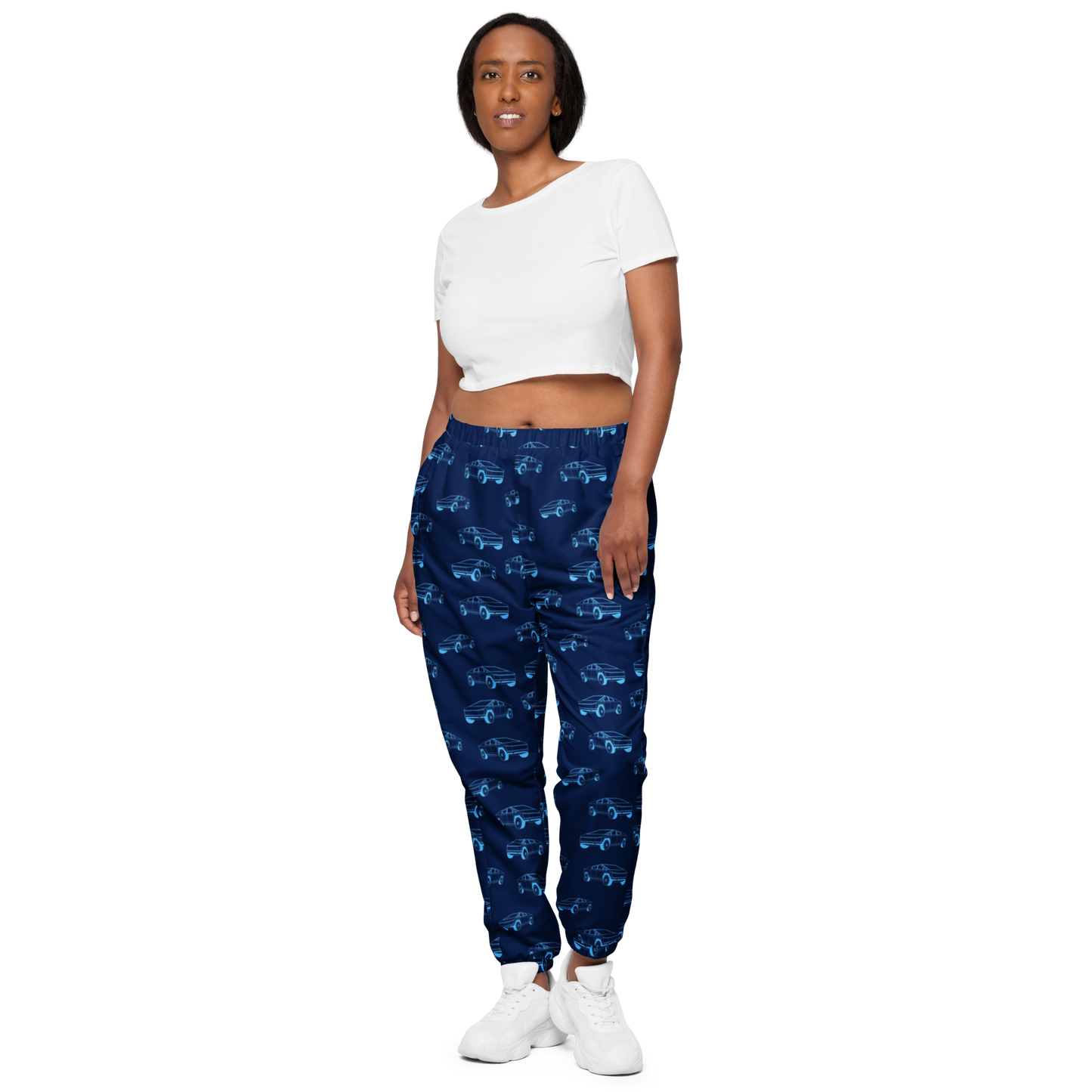 Tesla EV: All-Over Print Unisex Track Pants