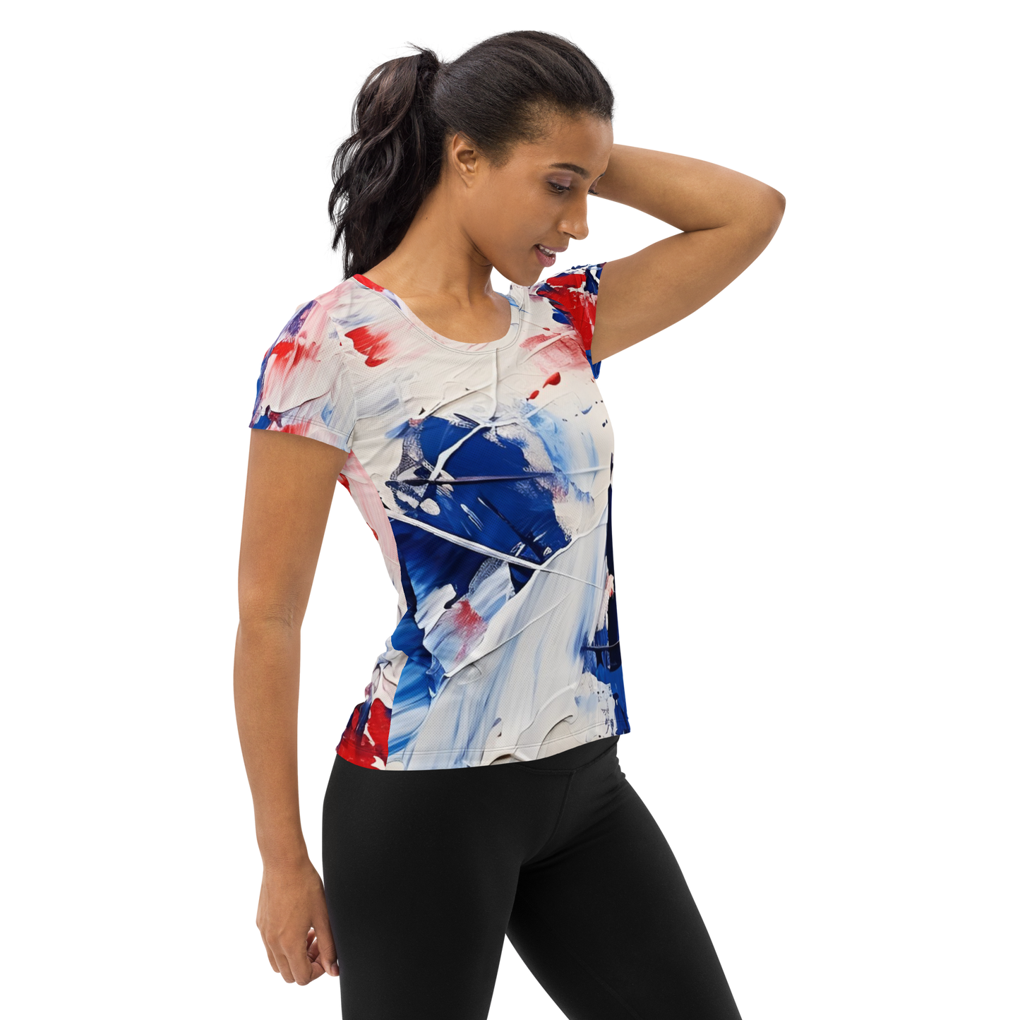 Liberty Threads: All-Over Print Women's Athletic T-Shirt