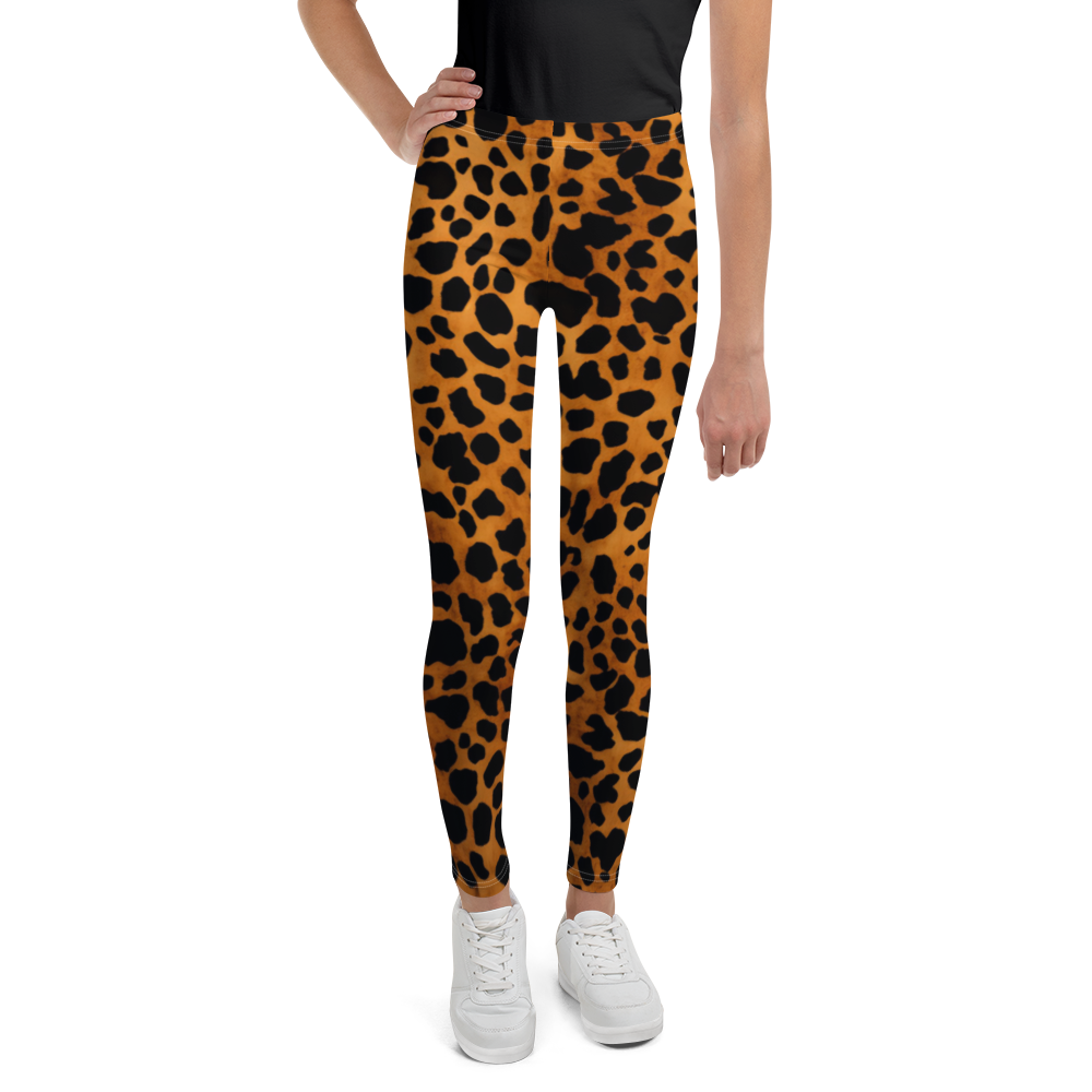 Leopard Pattern: All-Over Print Youth Leggings