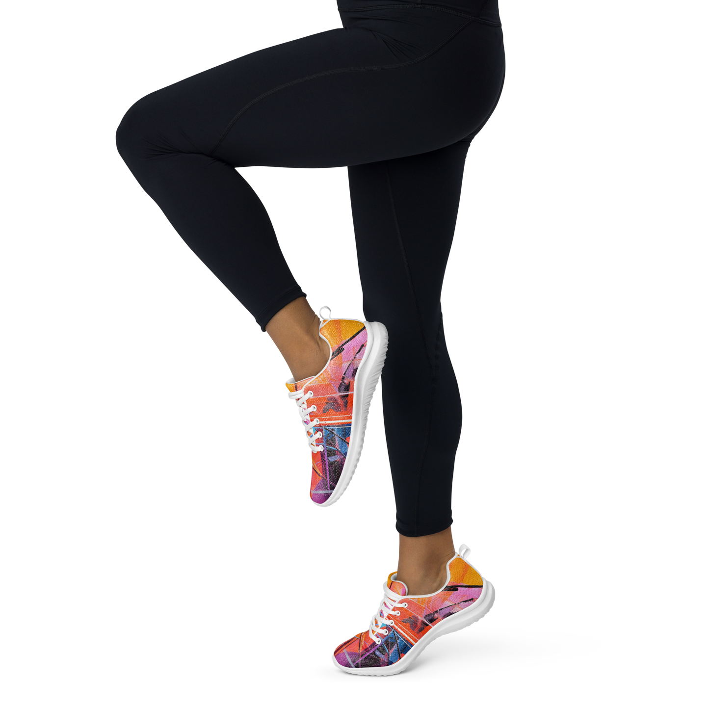 Color Burst: Women's Athletic Shoes