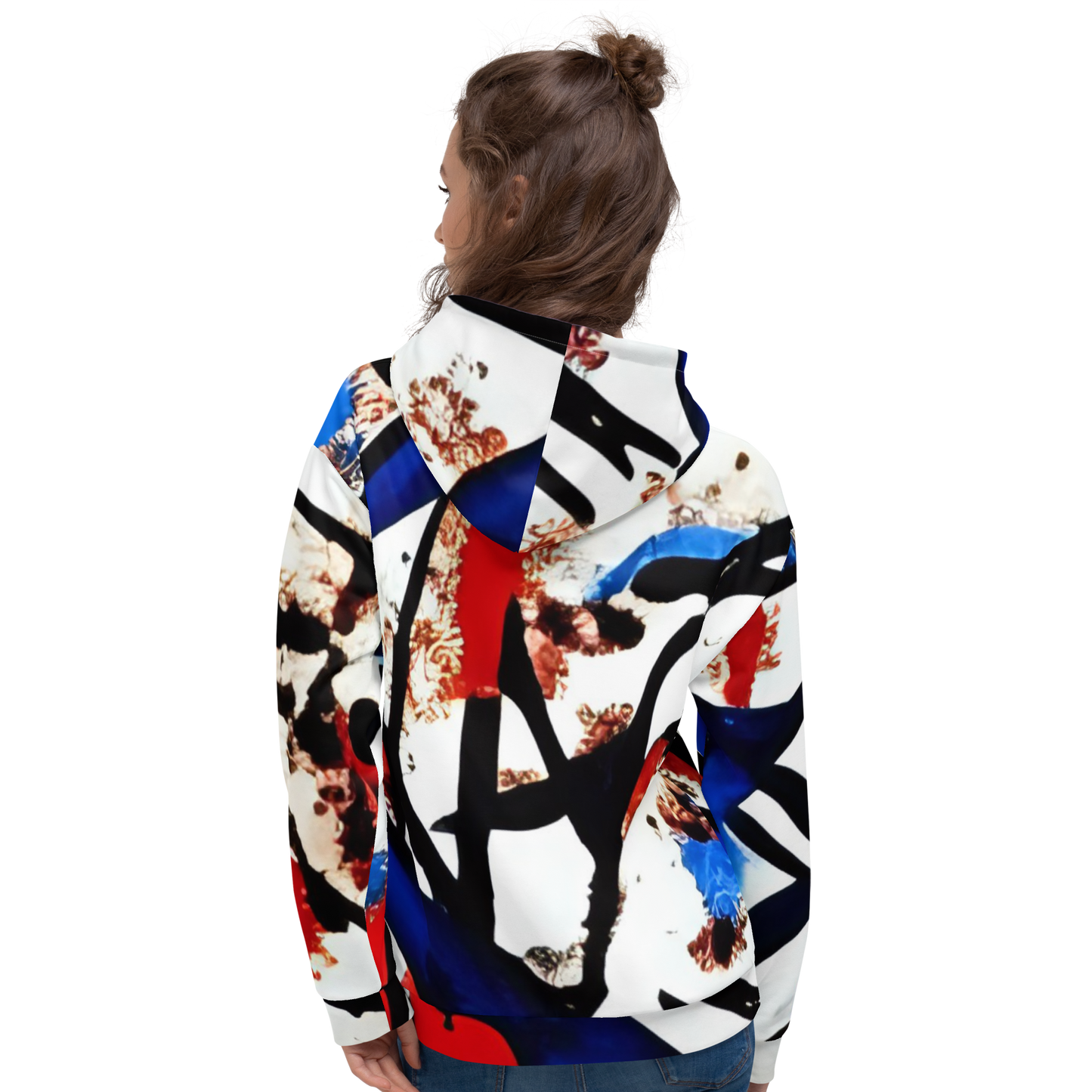 Liberty Threads: All-Over Print Recycled Unisex Hoodie