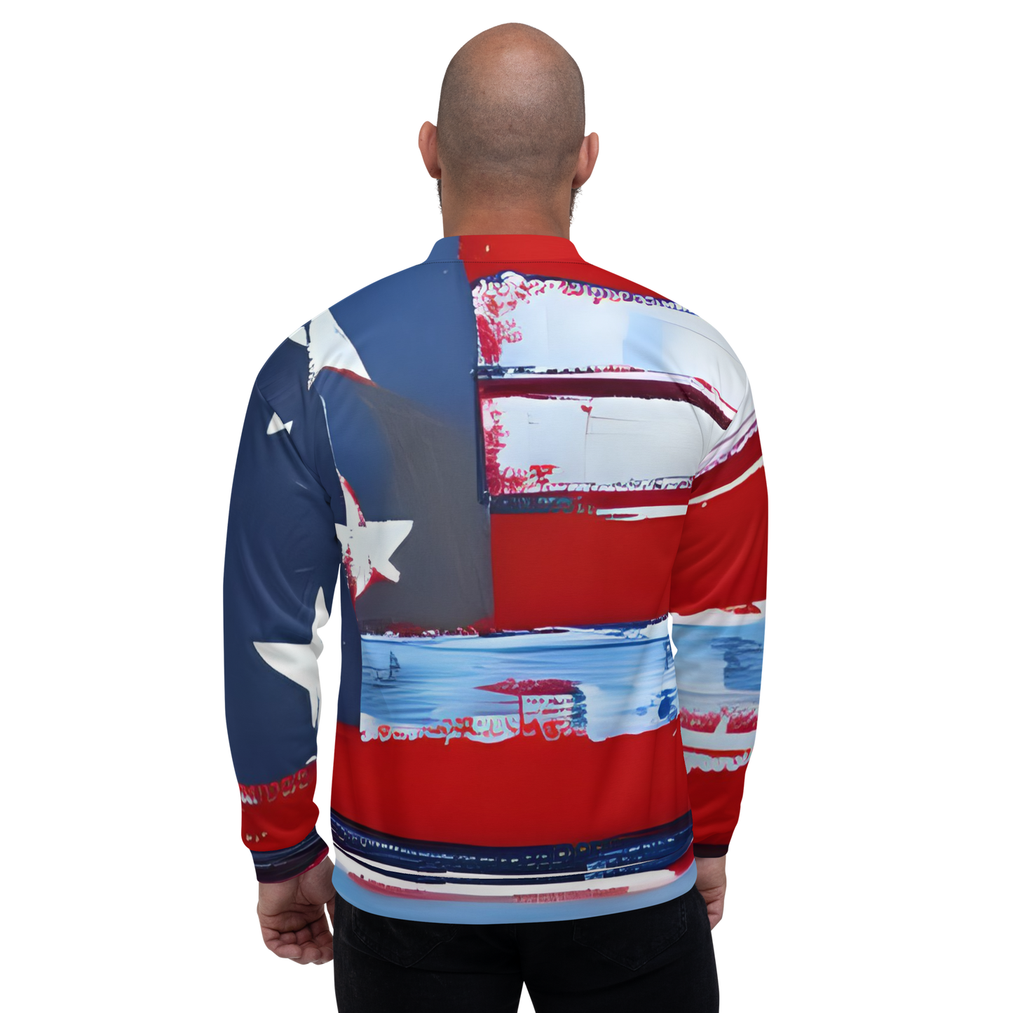 Liberty Threads: All-Over Print Unisex Bomber Jacket