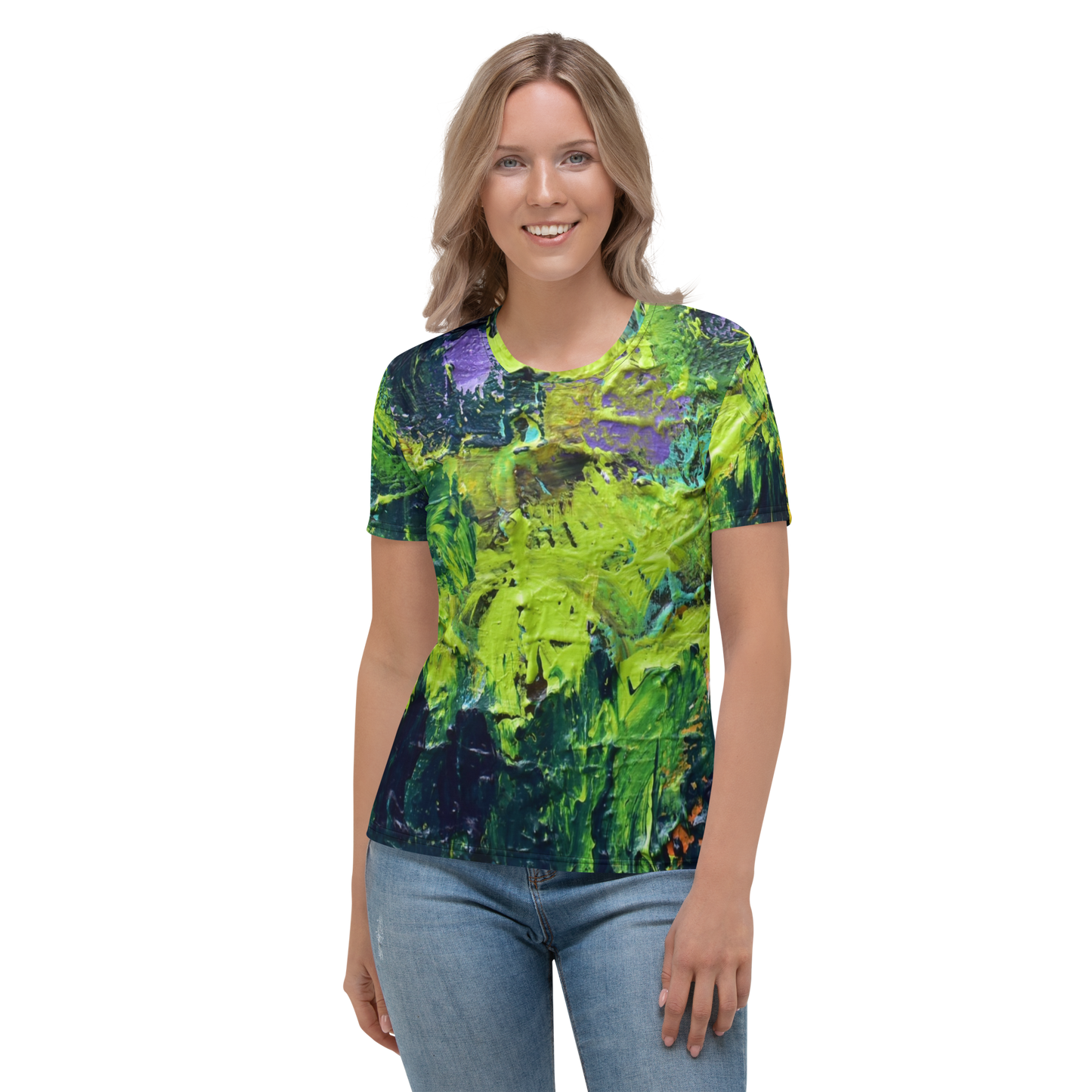 All-Over Print Women's Crew Neck T-Shirt