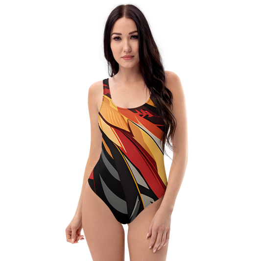 College Team Colors: All-Over Print One-Piece Swimsuit