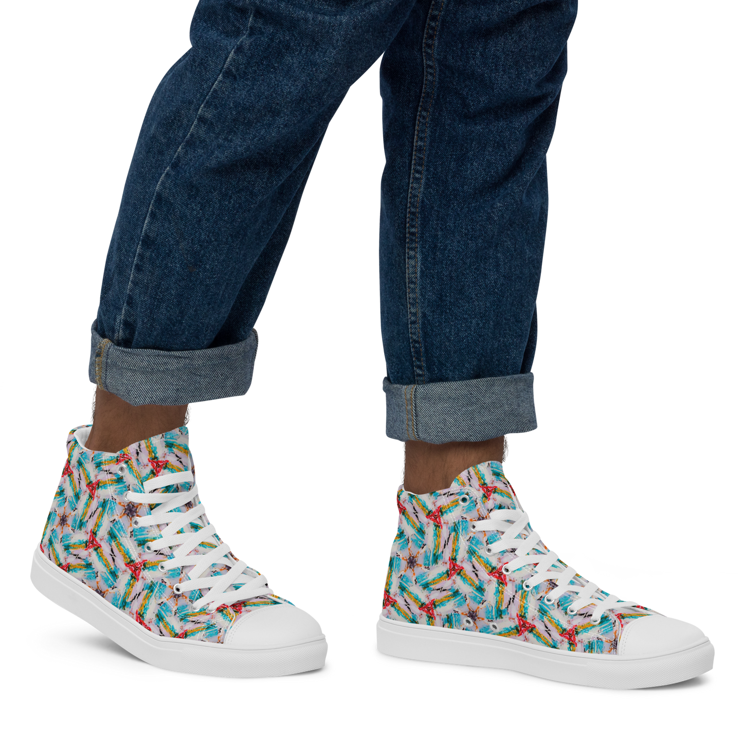 Shoes: Men's High Top Canvas Shoes