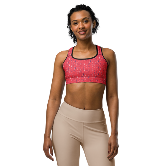 Olympics 2024: All-Over Print Sports Bra