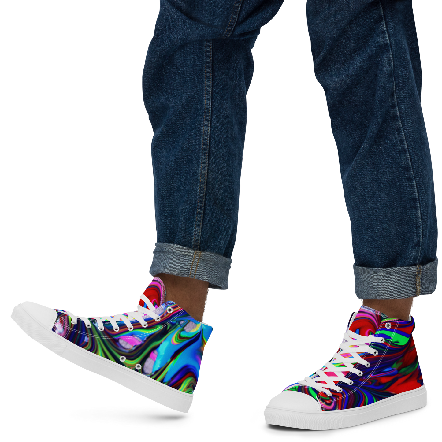 Shoes: Men's High Top Canvas Shoes