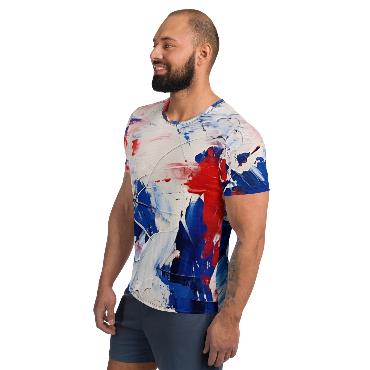 Liberty Threads: All-Over Print Men's Athletic T-Shirt