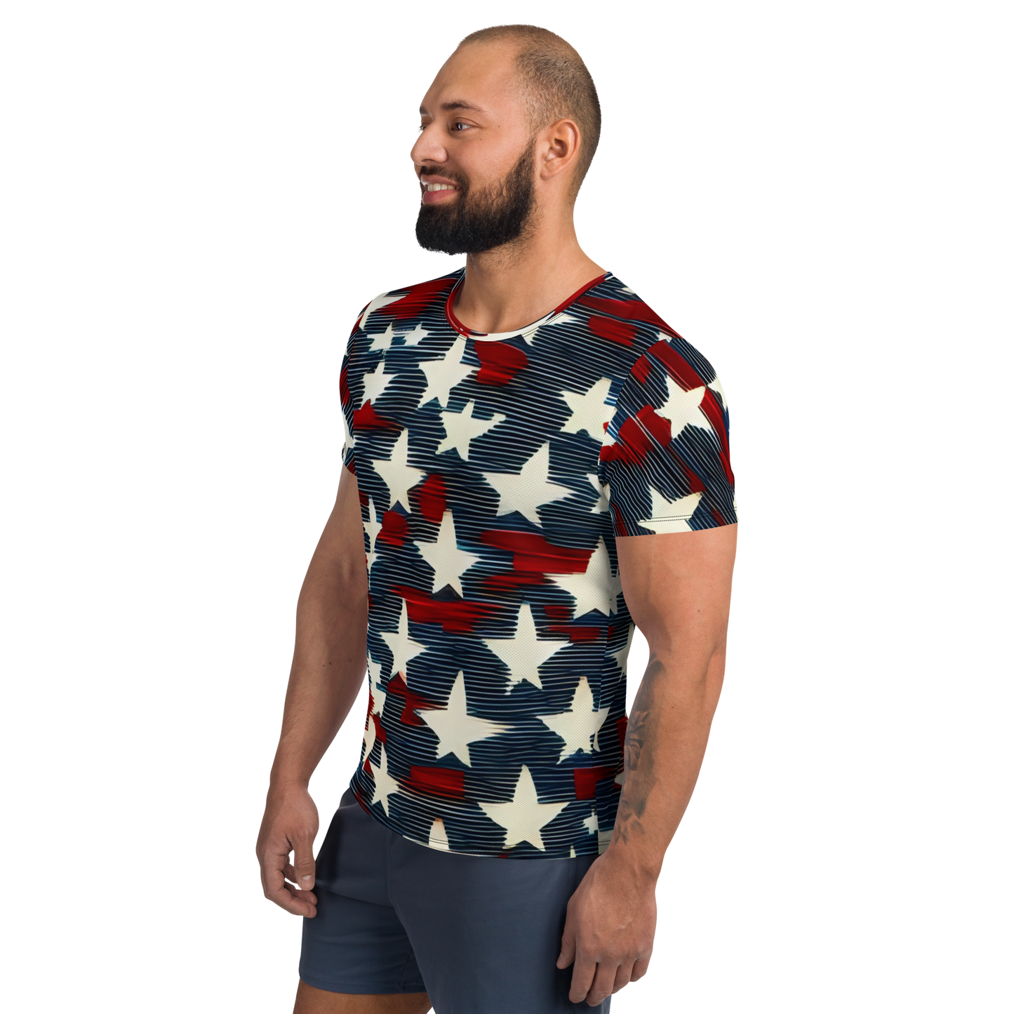 Liberty Threads: All-Over Print Men's Athletic T-Shirt