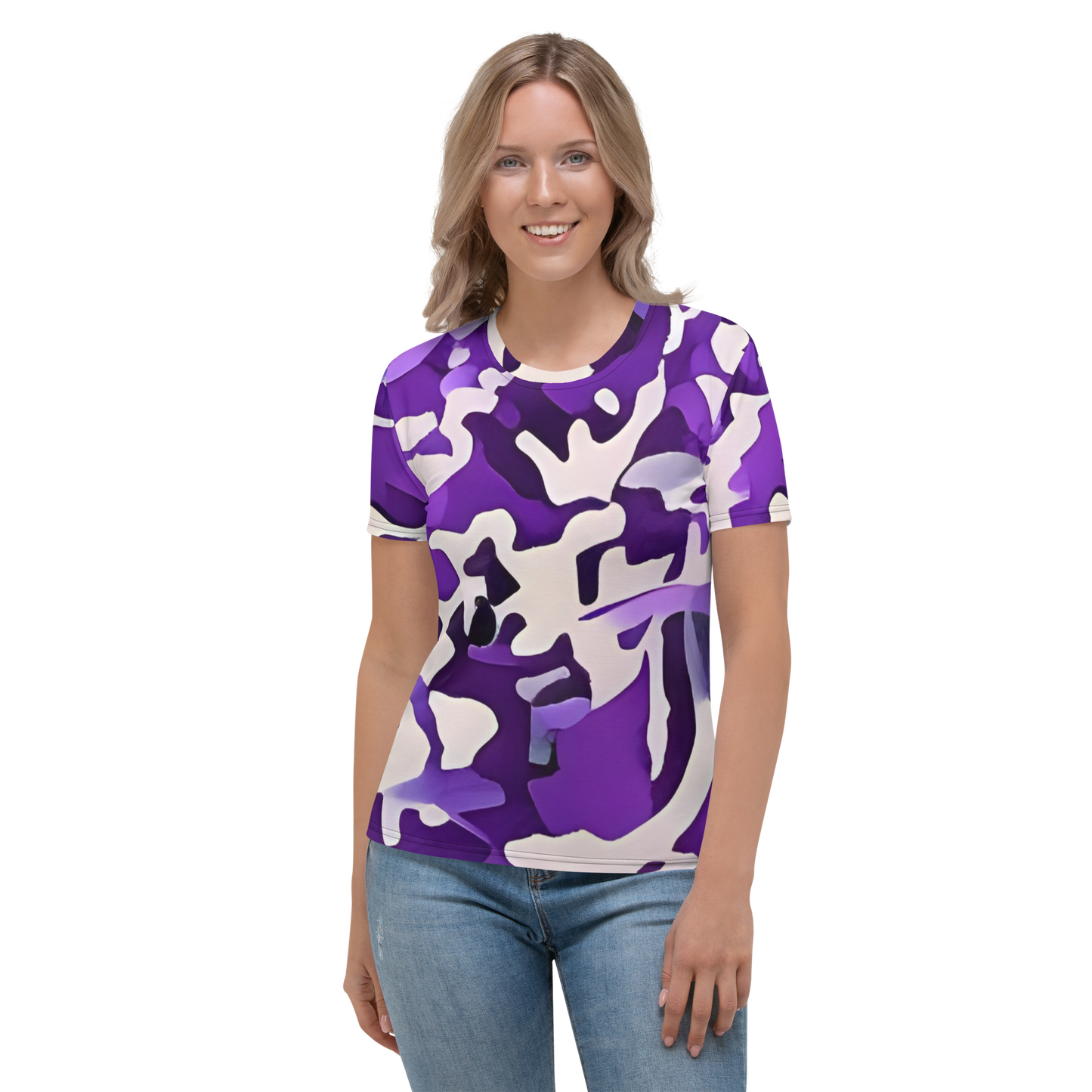 All-Over Print Women's Crew Neck T-Shirt