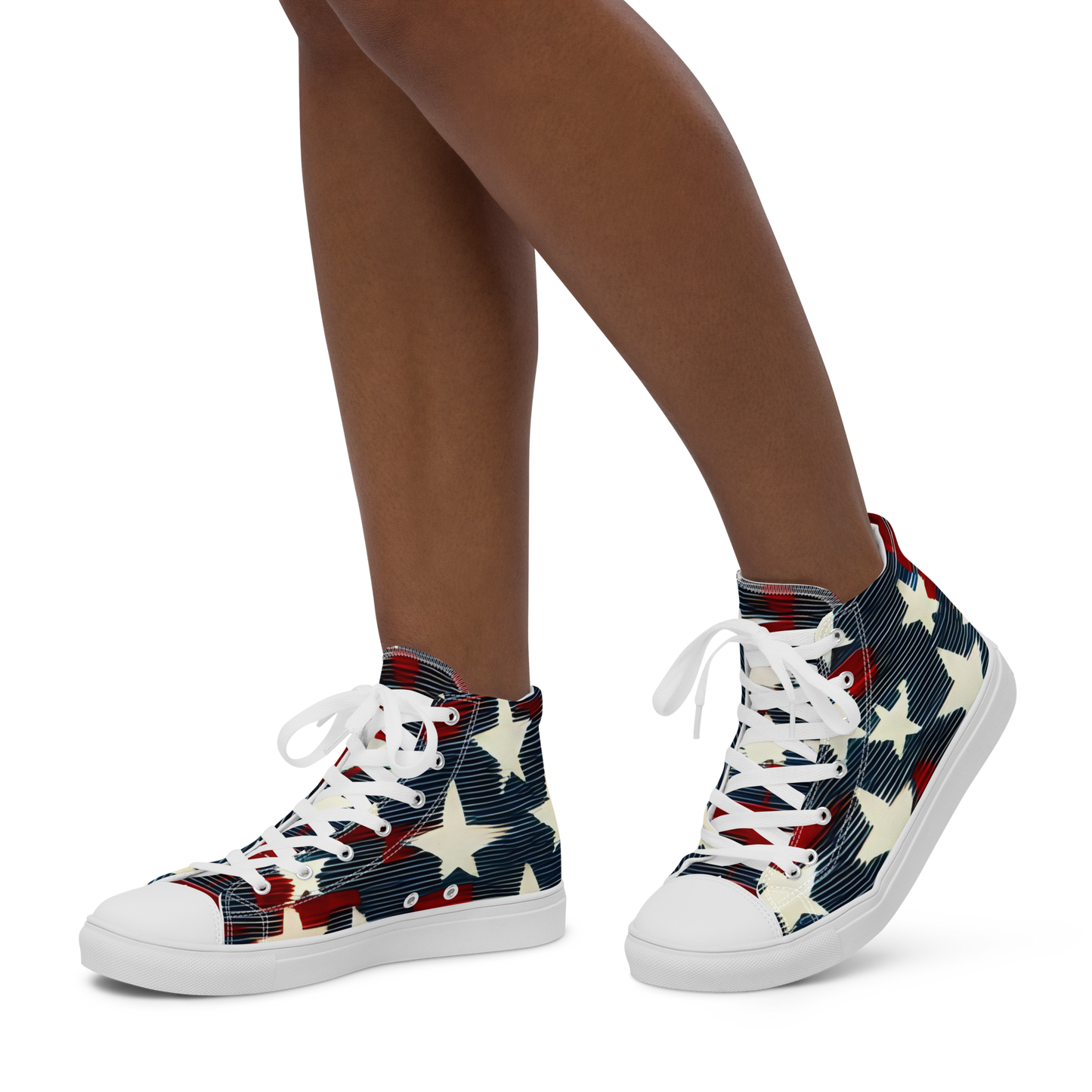 Liberty Threads: Women's High Top Canvas Shoes