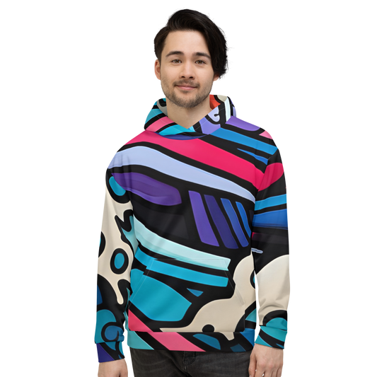 Pop Art: All-Over Print Recycled Unisex Hoodie