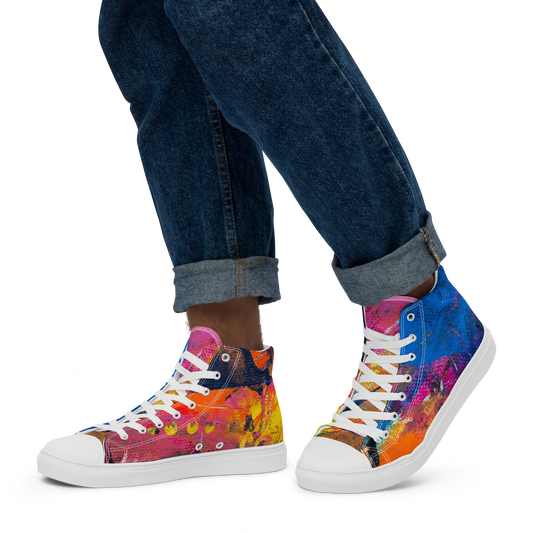 Shoes: Men's High Top Canvas Shoes