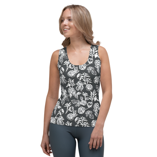 Smell the Roses: All-Over Print Women's Tank Top