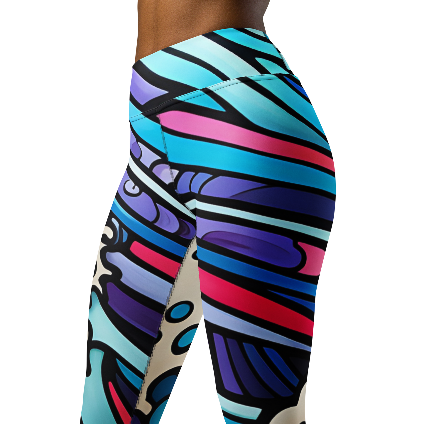 Pop Art: All-Over Print Yoga Leggings