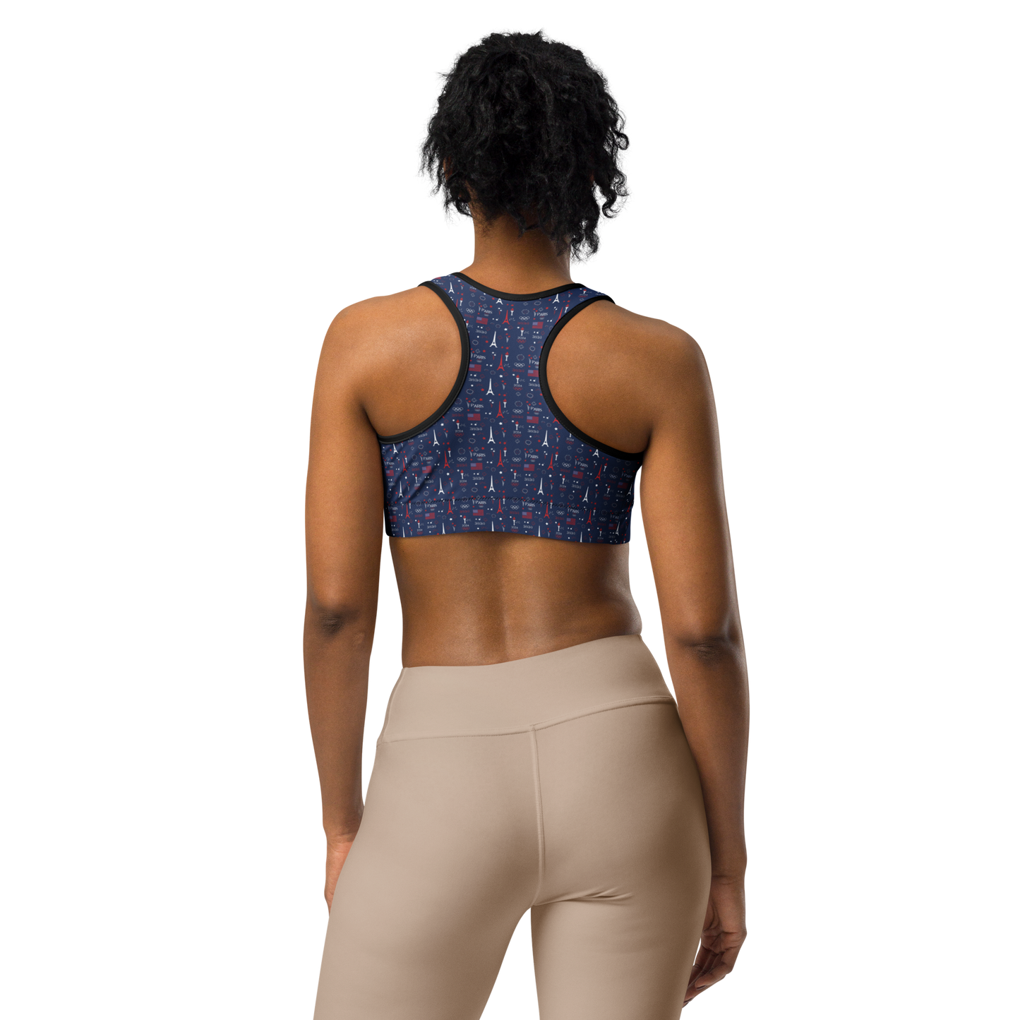 Olympics 2024: All-Over Print Sports Bra