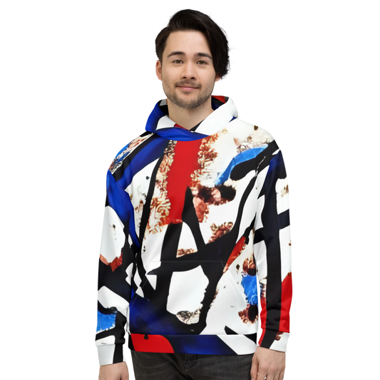 Liberty Threads: All-Over Print Recycled Unisex Hoodie