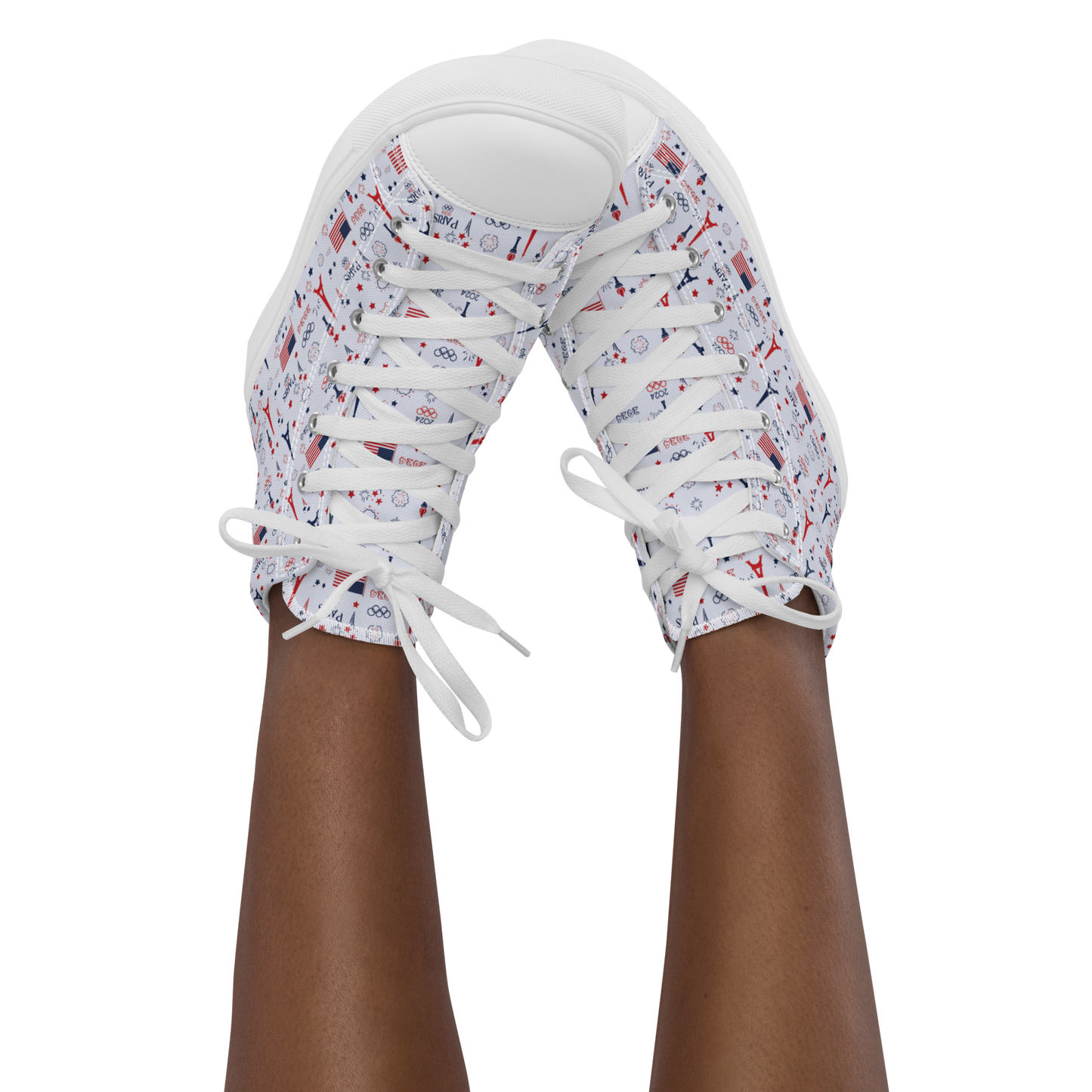 Olympics 2024: Women's High Top Canvas Shoes