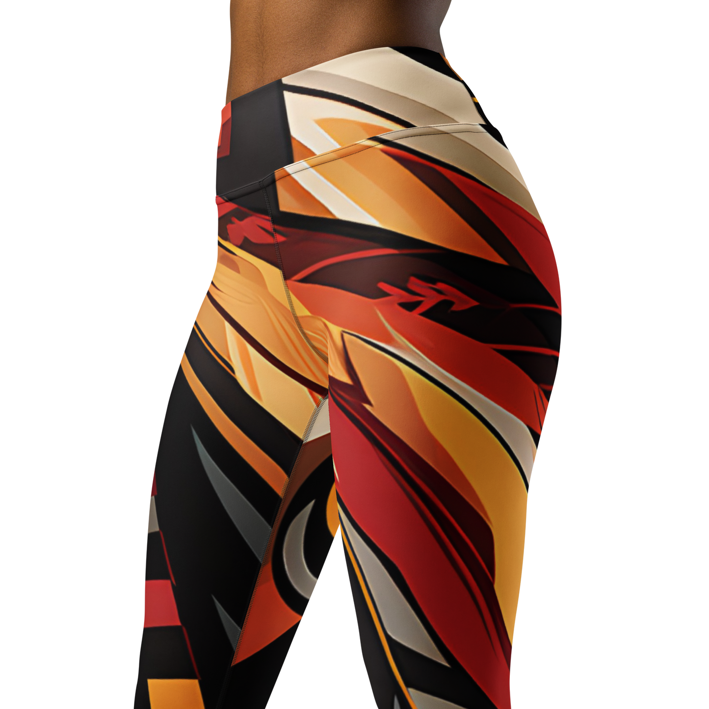 College Team Colors: All-Over Print Yoga Leggings