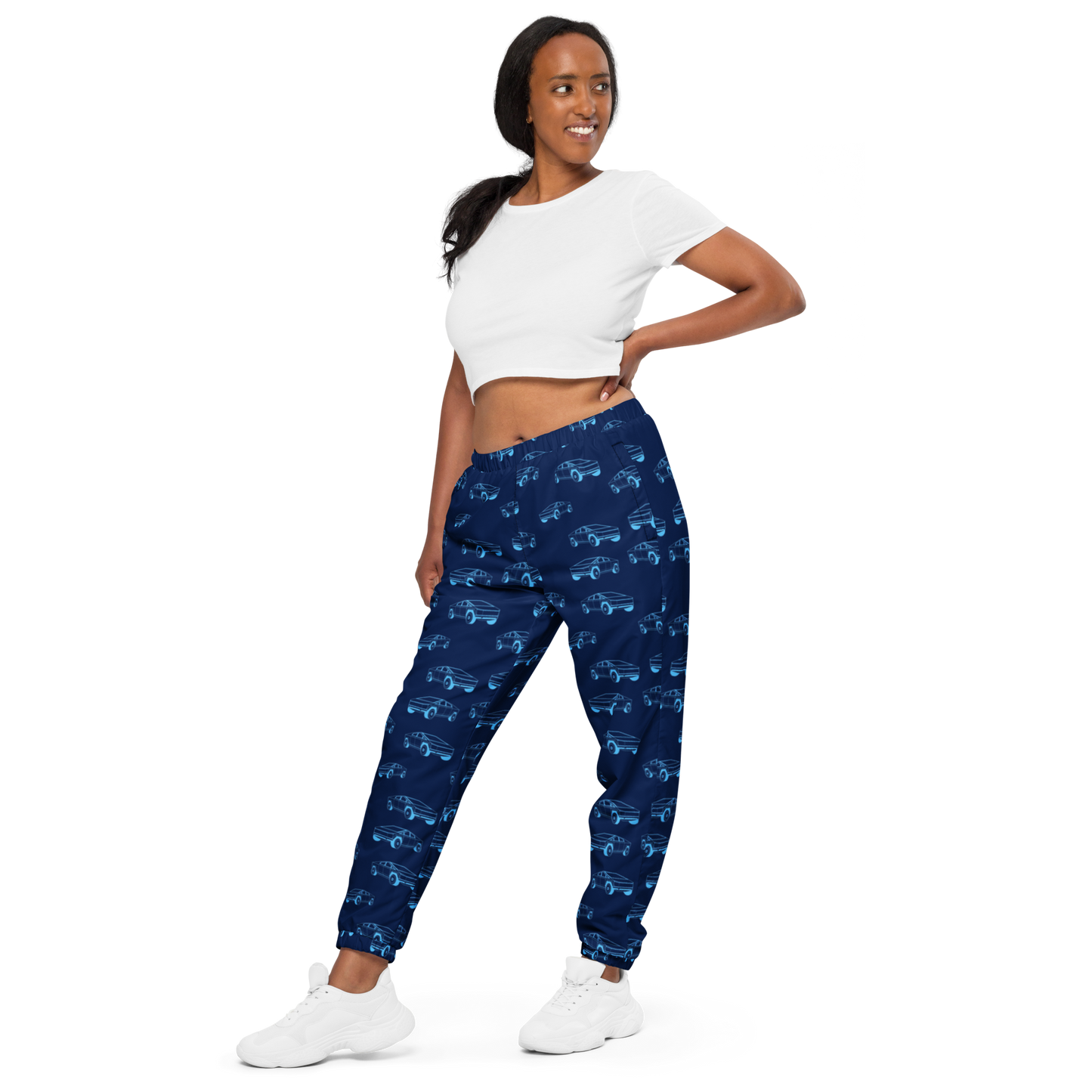 Tesla EV: All-Over Print Unisex Track Pants