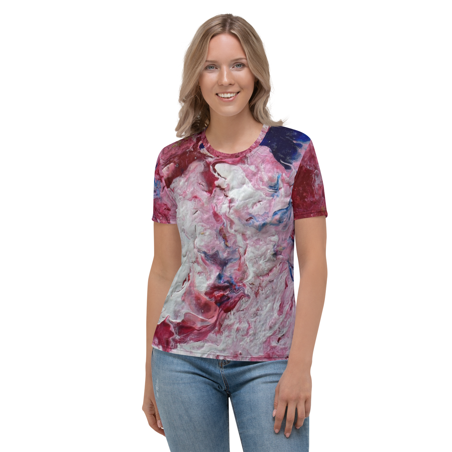 All-Over Print Women's Crew Neck T-Shirt