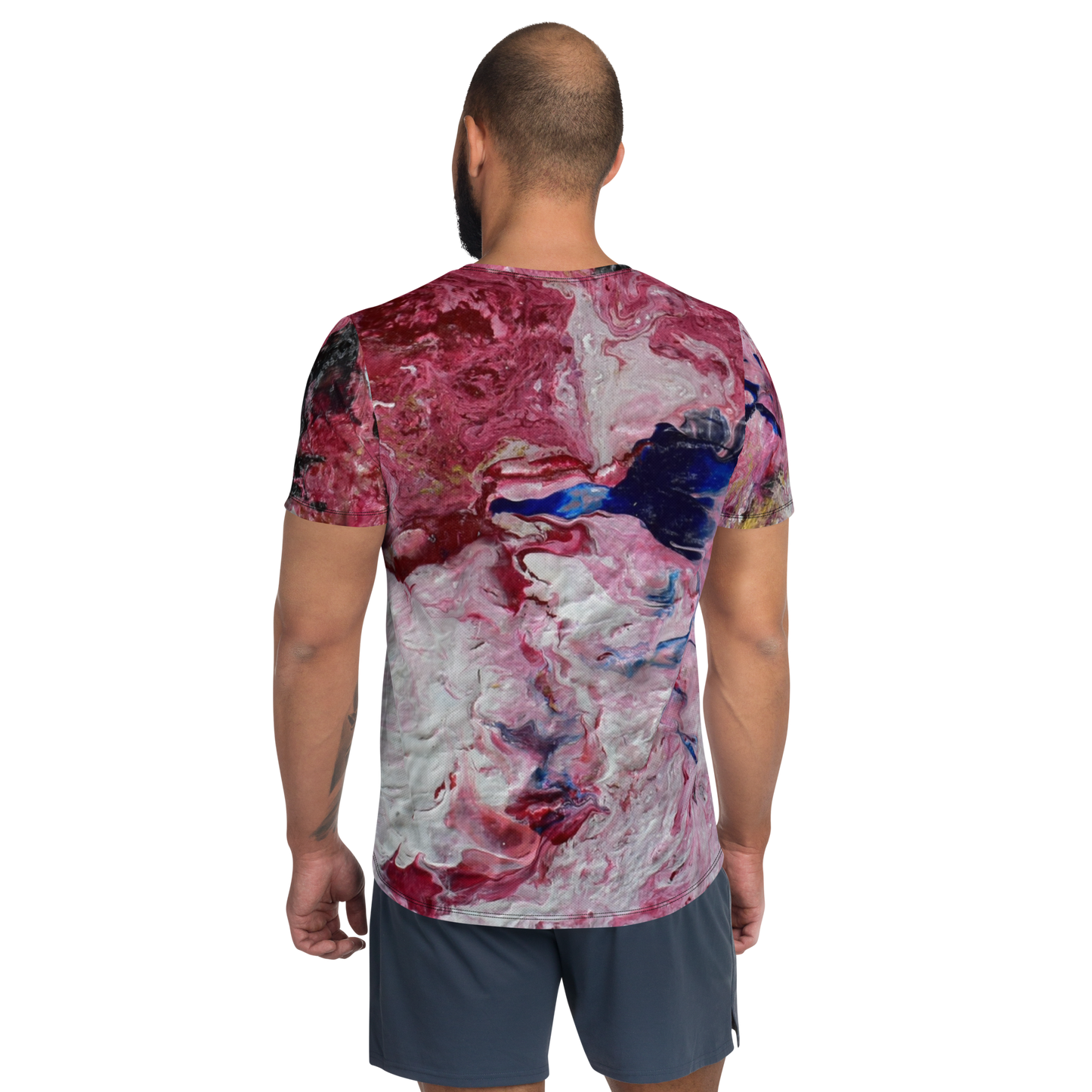 All-Over Print Men's Athletic T-Shirt