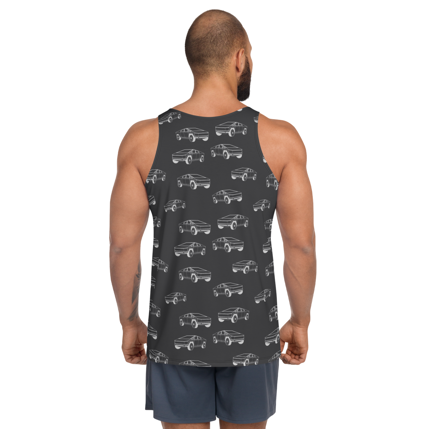 Tesla EV: All-Over Print Men's Tank Top