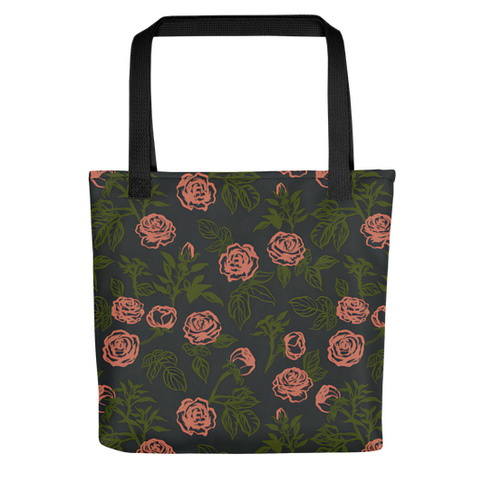 Smell the Roses: All-Over Print Tote