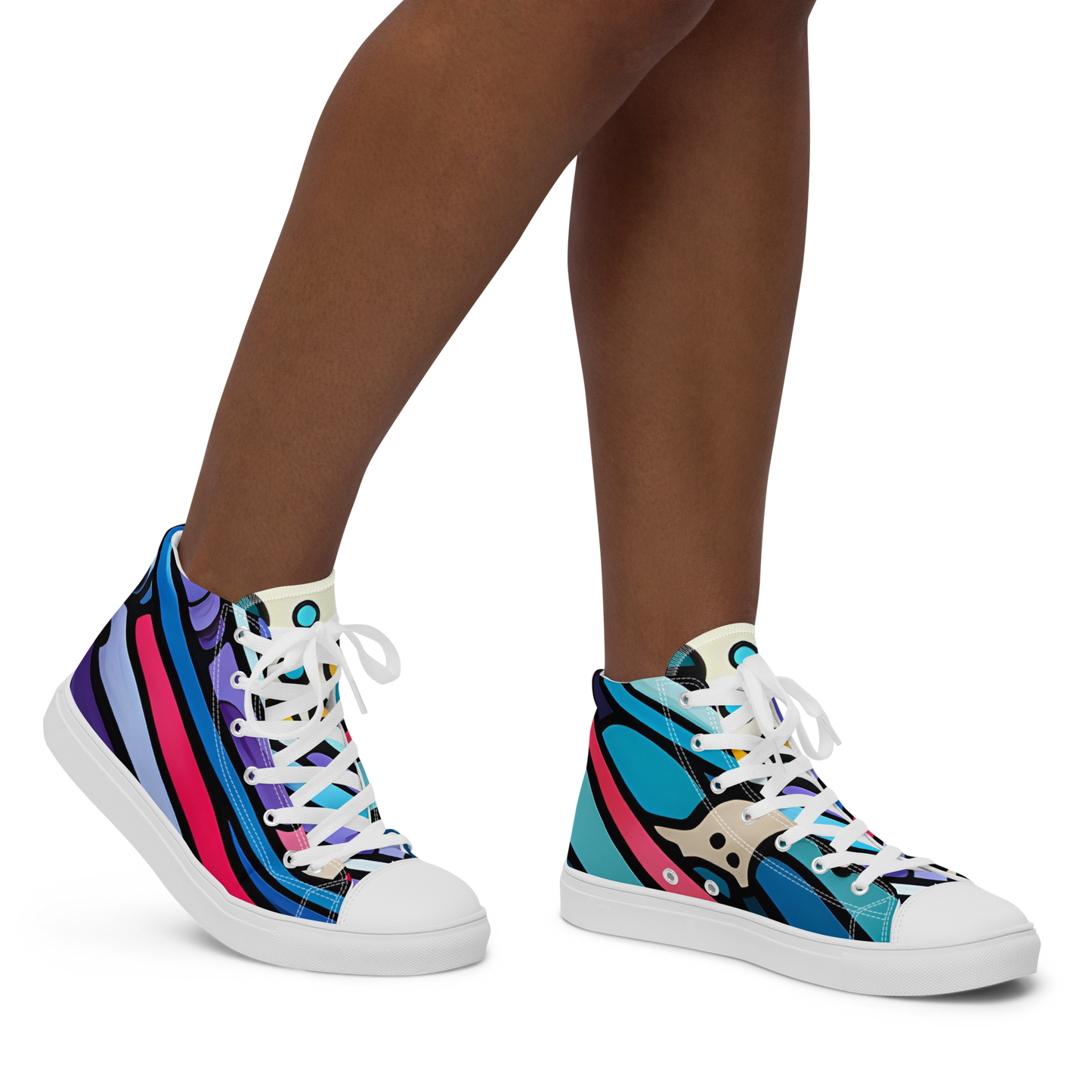 Pop Art: Women's High Top Canvas Shoes