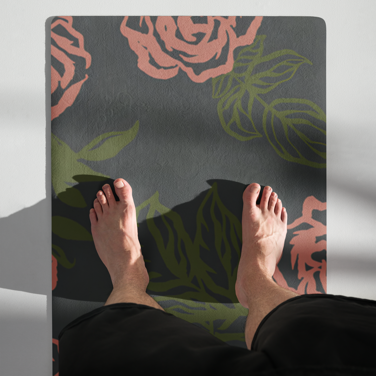 Smell the Roses: Yoga Mat