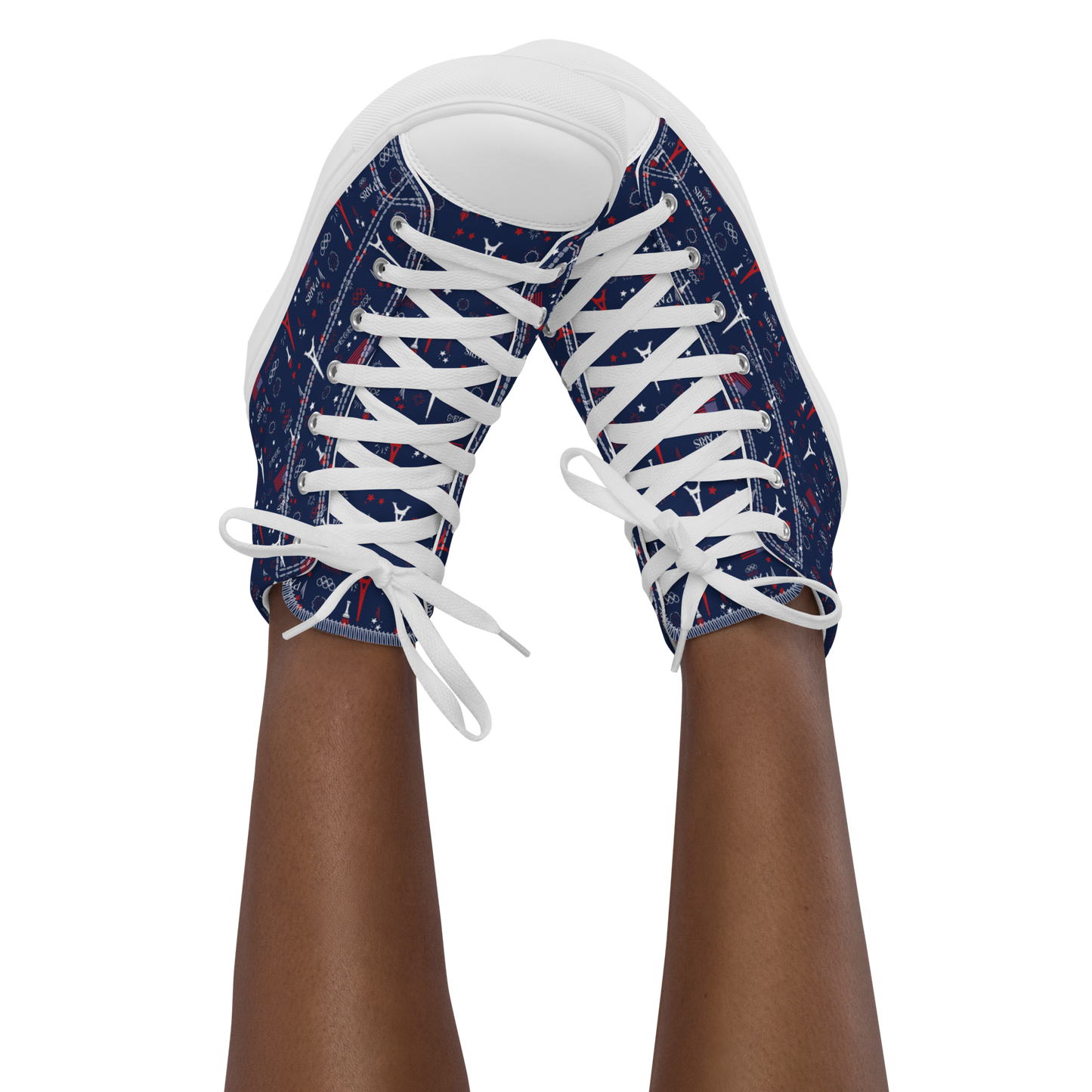 Olympics 2024: Women's High Top Canvas Shoes