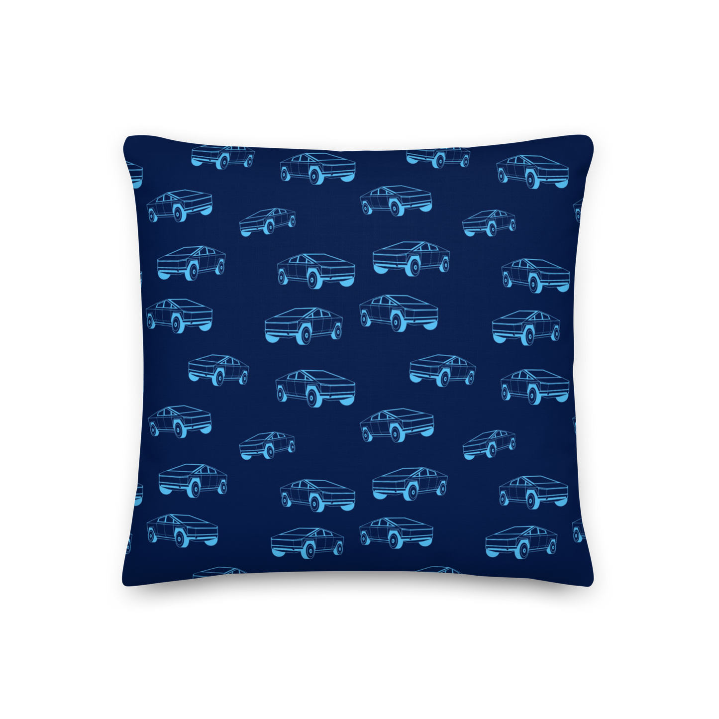 Tesla EV: All-Over Print Premium Pillow