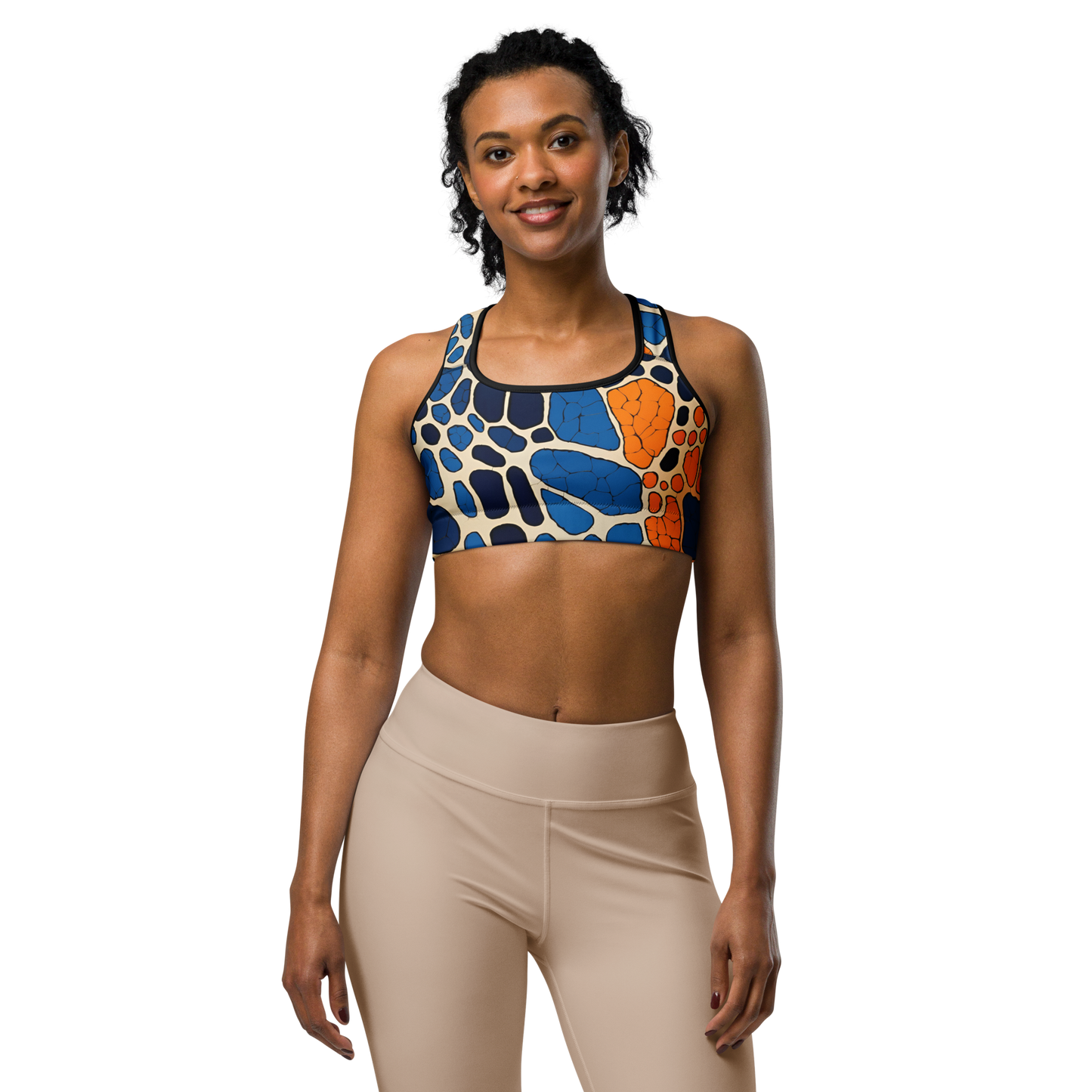 College Team Colors: All-Over Print Sports Bra