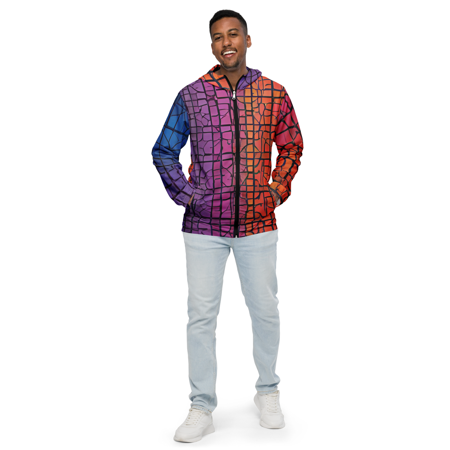 All-Over Print Men's Windbreaker