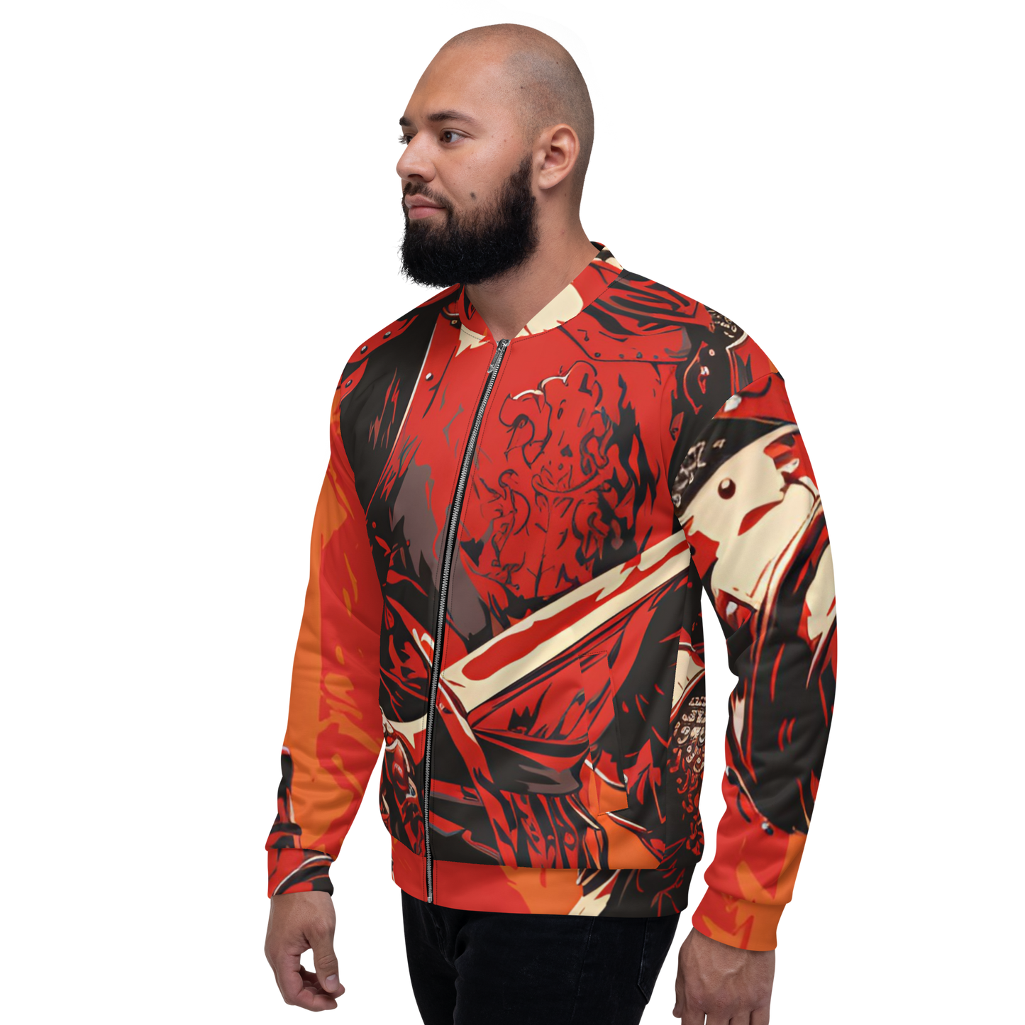 Crusader Design: All-Over Print Unisex Bomber Jacket