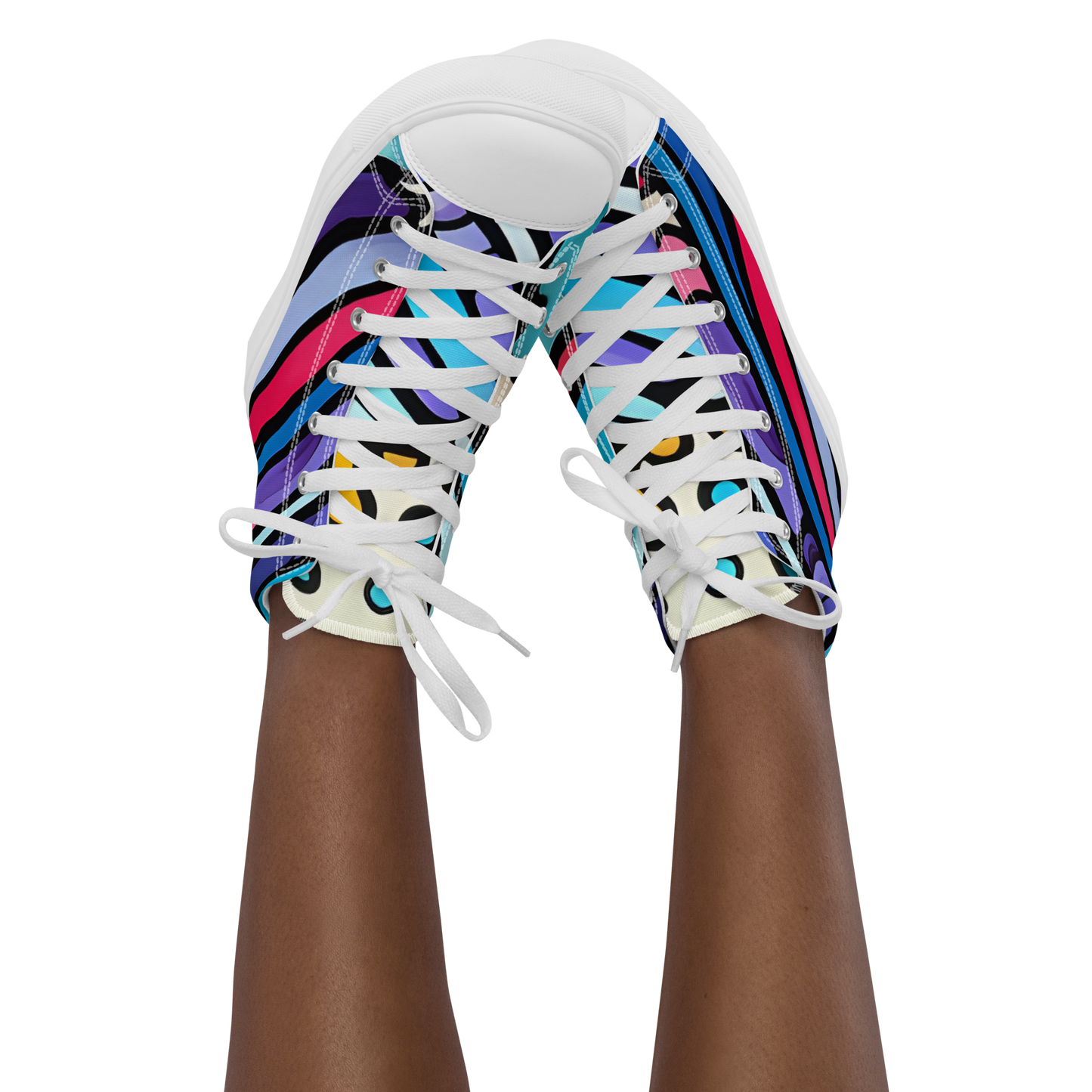 Pop Art: Women's High Top Canvas Shoes