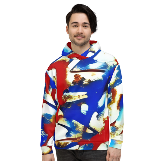 Liberty Threads: All-Over Print Recycled Unisex Hoodie