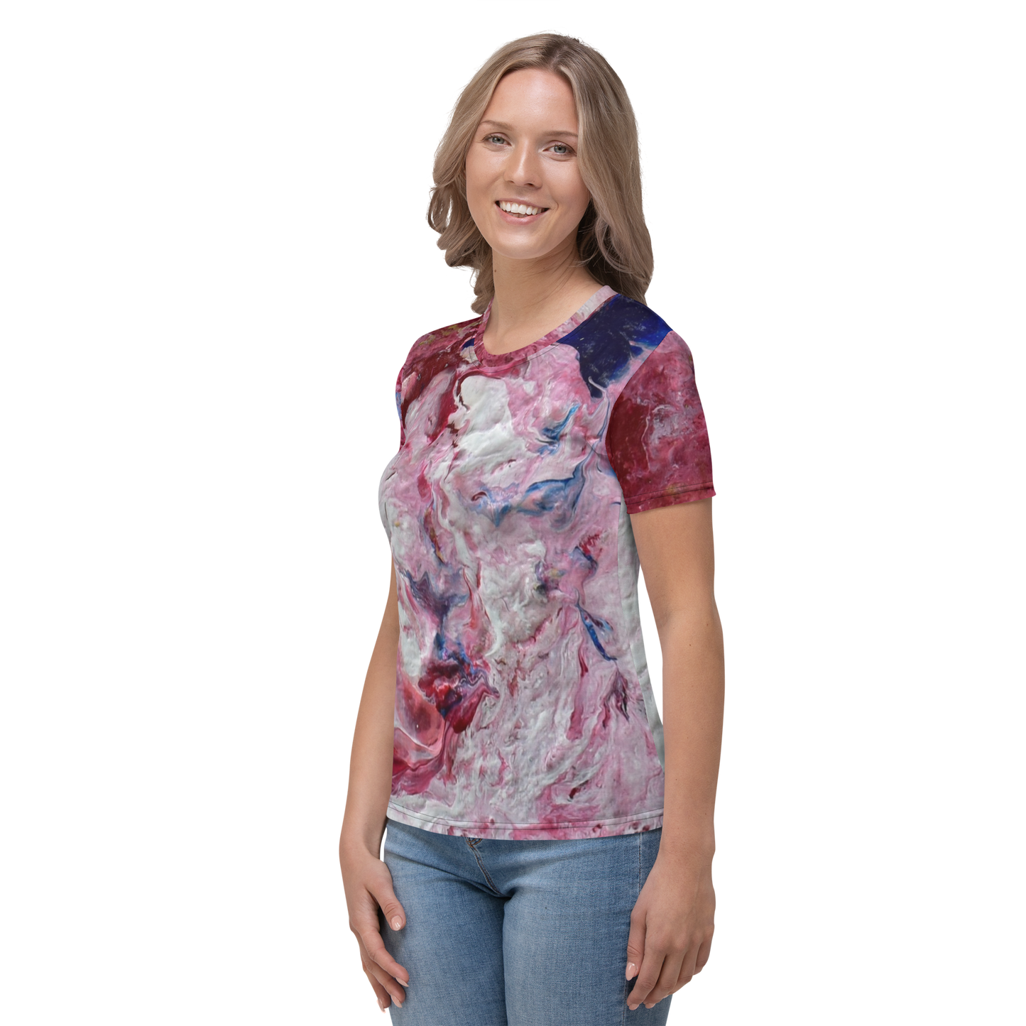 All-Over Print Women's Crew Neck T-Shirt