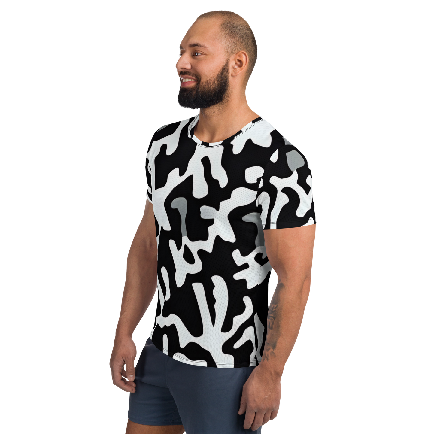 All-Over Print Men's Athletic T-Shirt